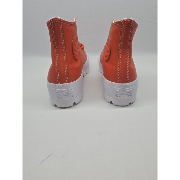 Women’s Orange Platform Converse Chuck Taylor All Star Trainers High Tops, 8.5 main image 6